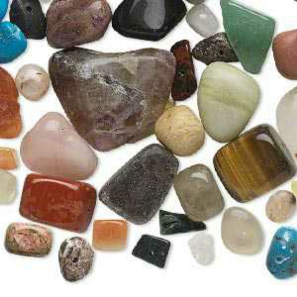Semi Precious Gemstones Beads Crystals Stones Rocks Jewelry Findings - Picture 1 of 9